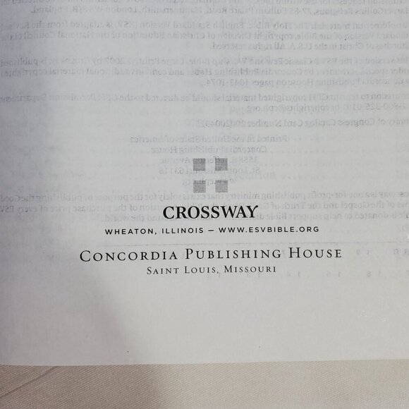 The Holy Bible English Standard Version ESV Hardcover 2011 edition - Picture 10 of 10